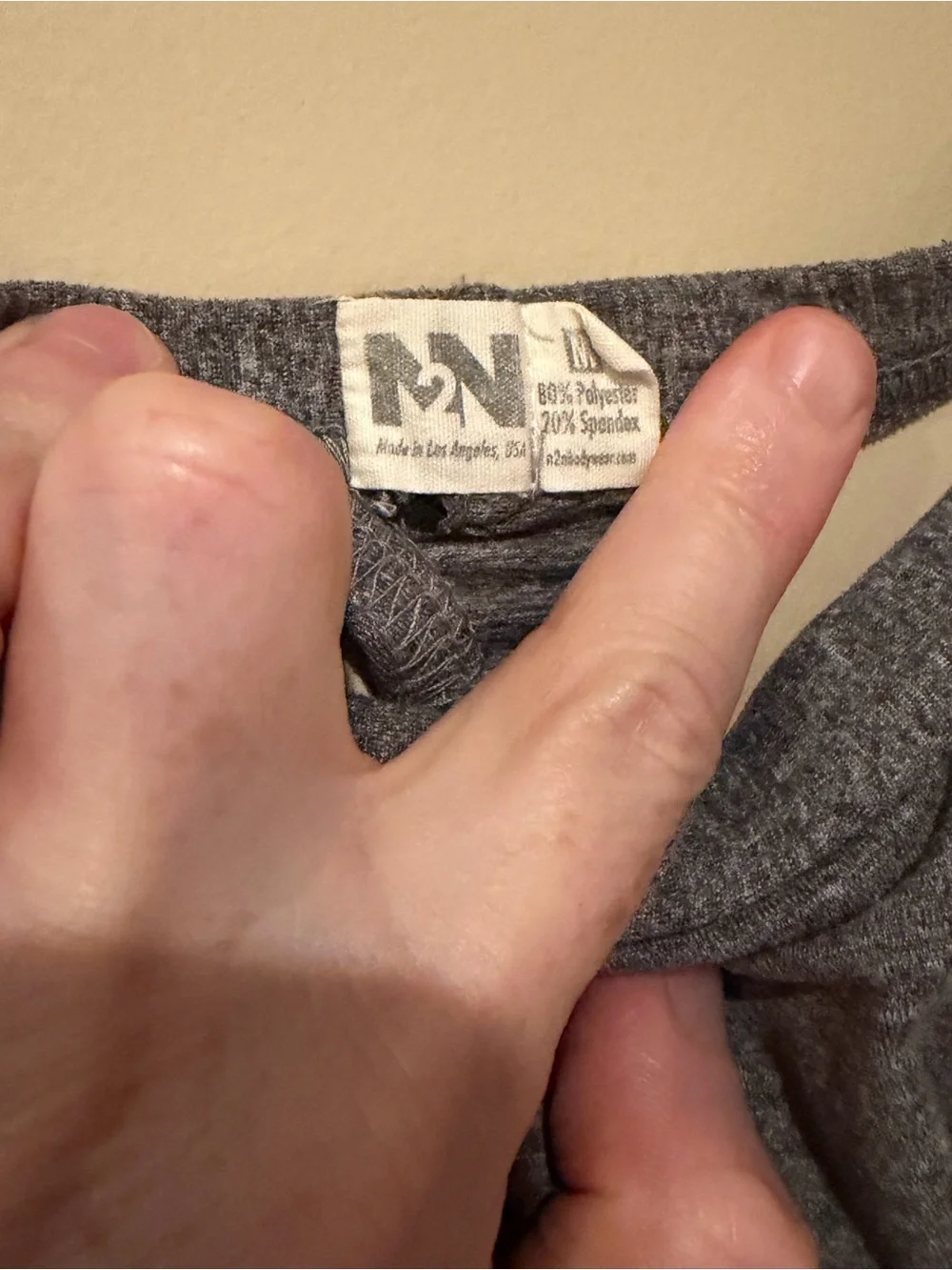 N2N Bodywear gray men’s
